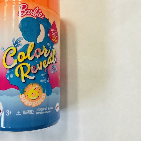 2 Barbie Color Reveal Chelsea Doll Orange Tube w/ 6 Surprises Sunny N Cool Serie - Picture 9 of 11